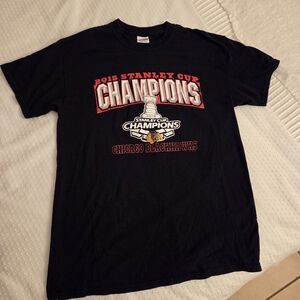 Blackhawks Stanley Cup Champions T-Shirt 2015 Chicago Hockey NHL